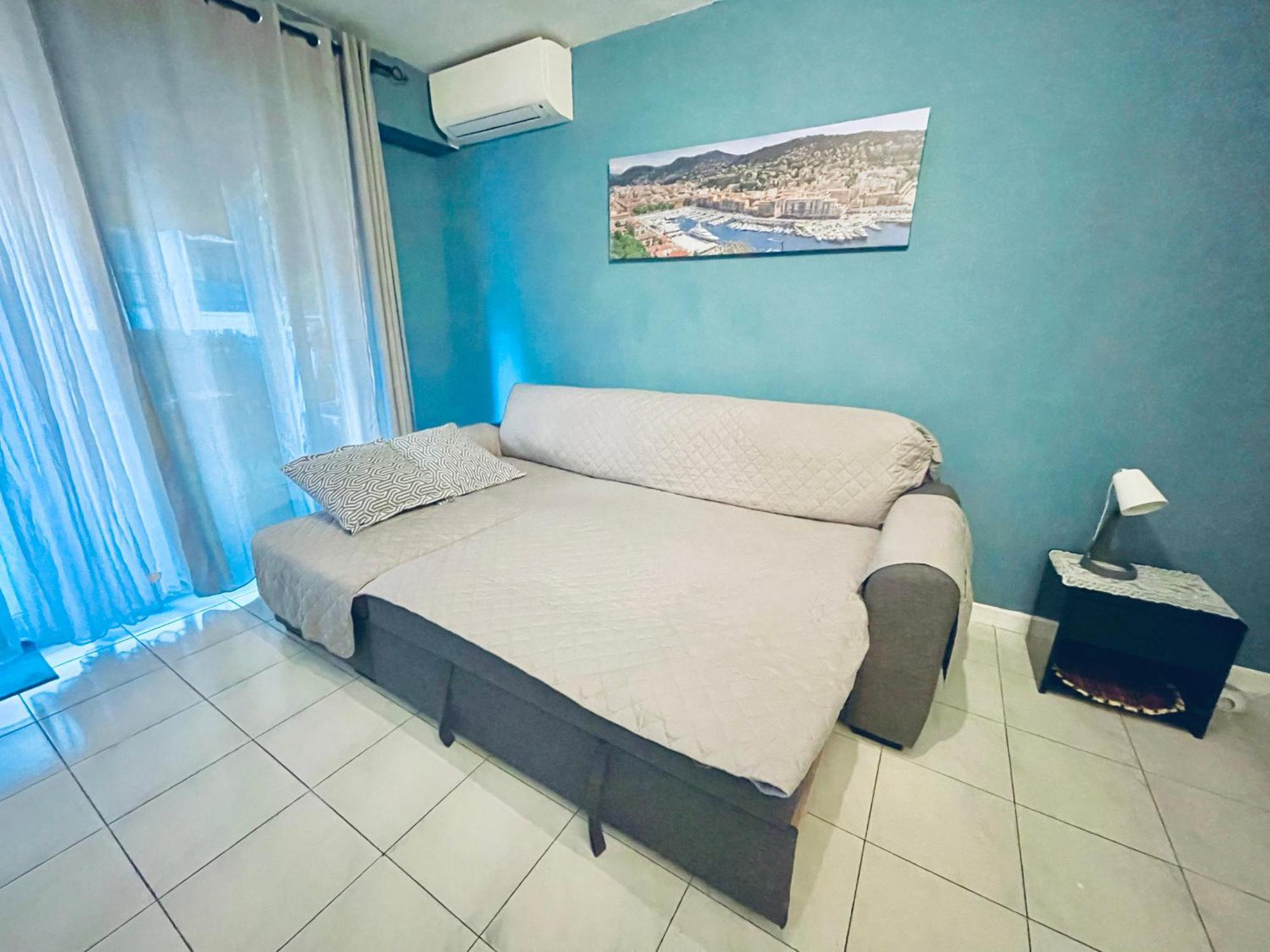Confortable Studio A Nice Centre Cote Plage Bel Terrasse Paddle Bagian luar foto