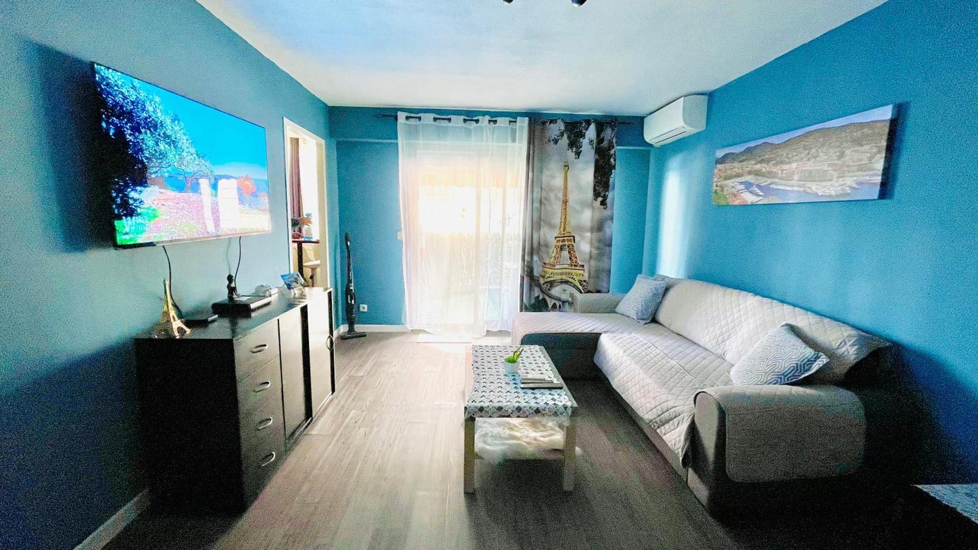 Confortable Studio A Nice Centre Cote Plage Bel Terrasse Paddle Bagian luar foto