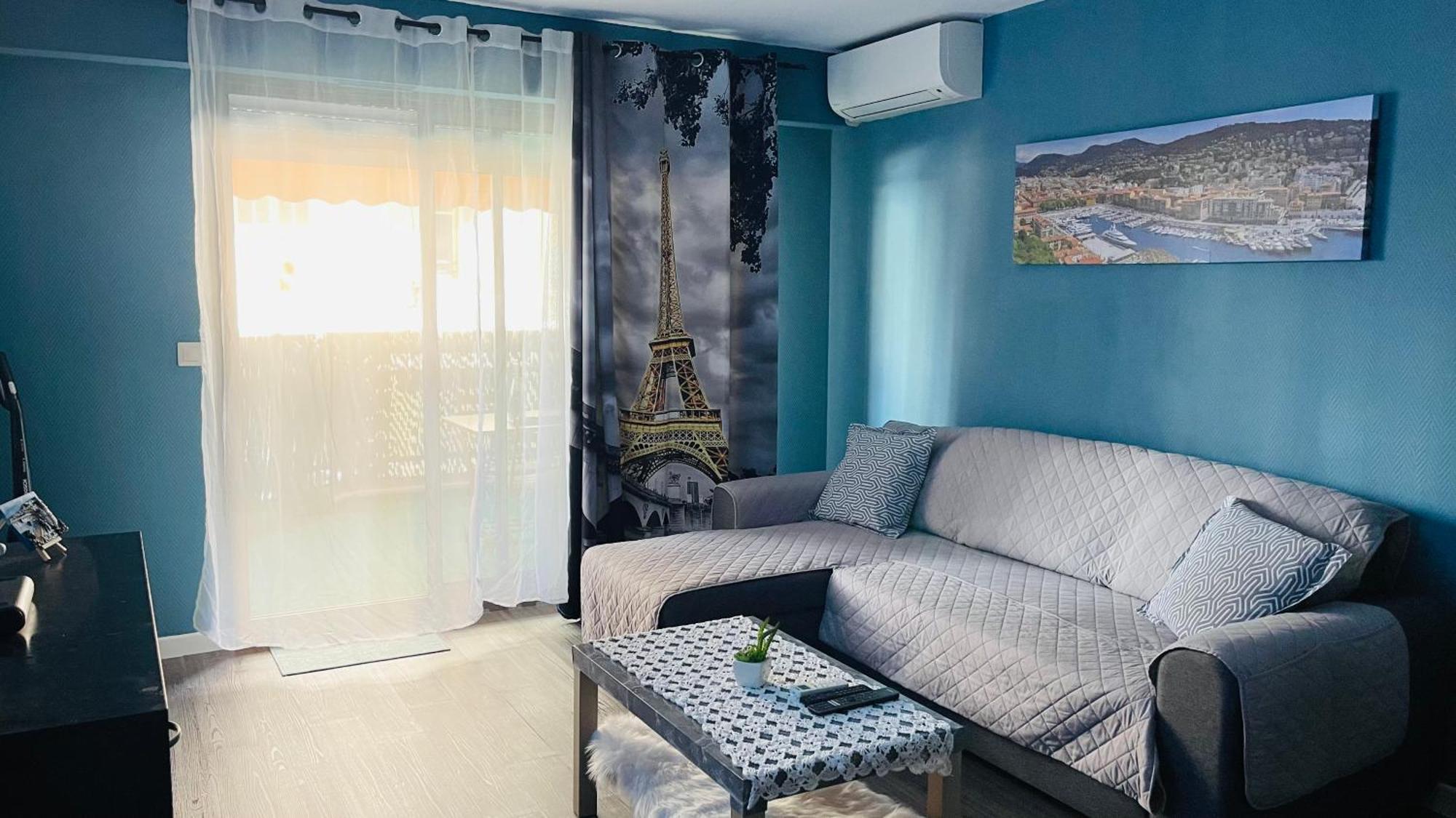 Confortable Studio A Nice Centre Cote Plage Bel Terrasse Paddle Bagian luar foto