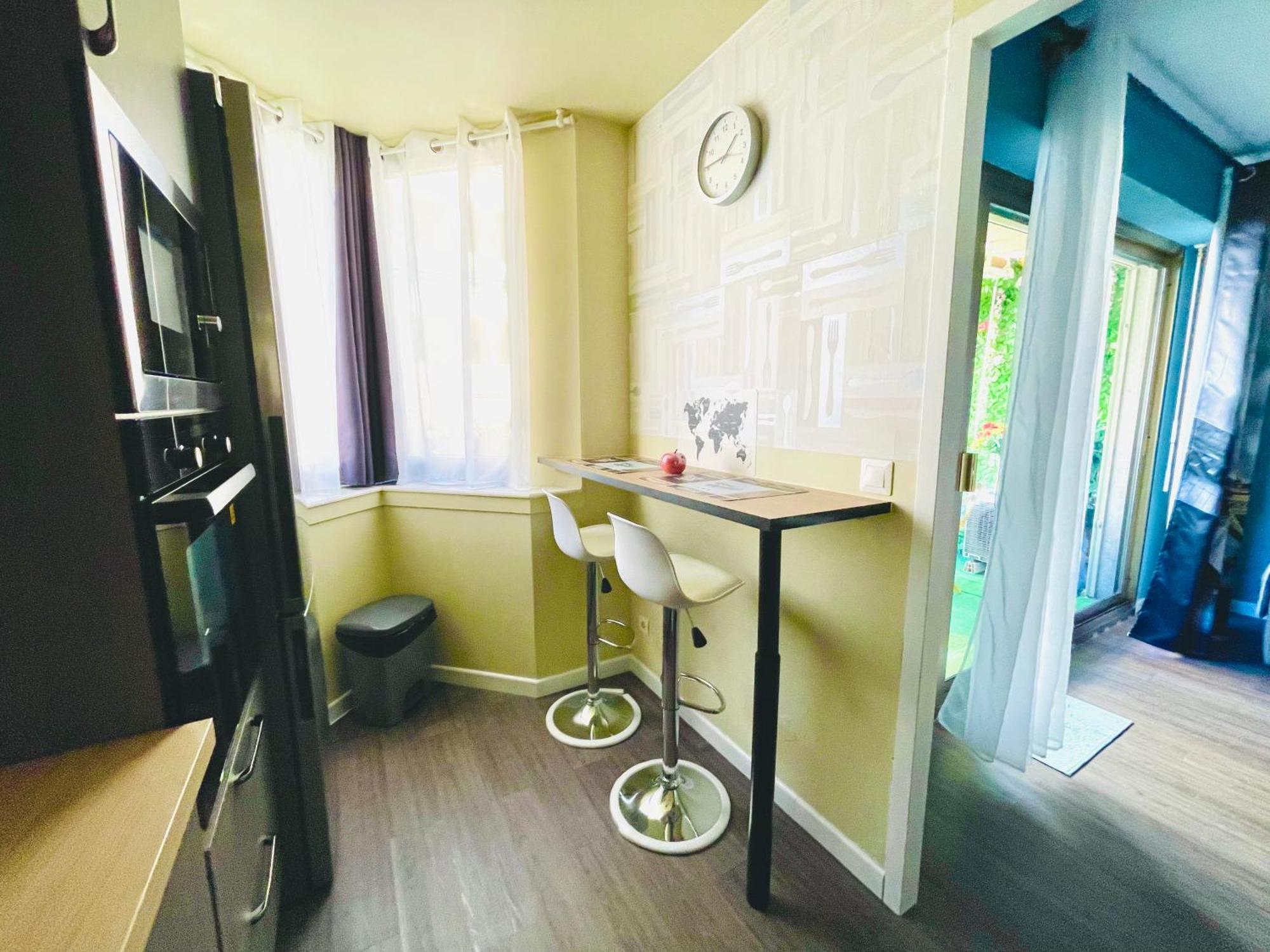 Confortable Studio A Nice Centre Cote Plage Bel Terrasse Paddle Bagian luar foto