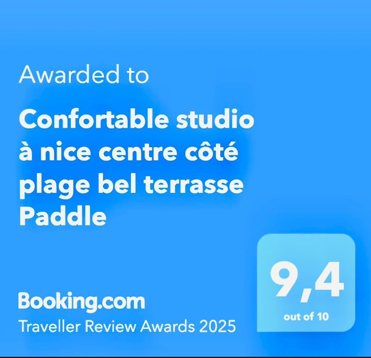 Confortable Studio A Nice Centre Cote Plage Bel Terrasse Paddle Bagian luar foto